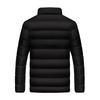 Gepolsterte Kleidung Winter Stehkragen Baumwollkleidung Herren verdickte Jacke warme Jacke mittleren Alters Herrenbekleidung