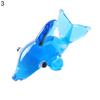 Dolphin Statue Clear Vivid Colorful Lovely Small Animal Glass Miniature Home Decoration