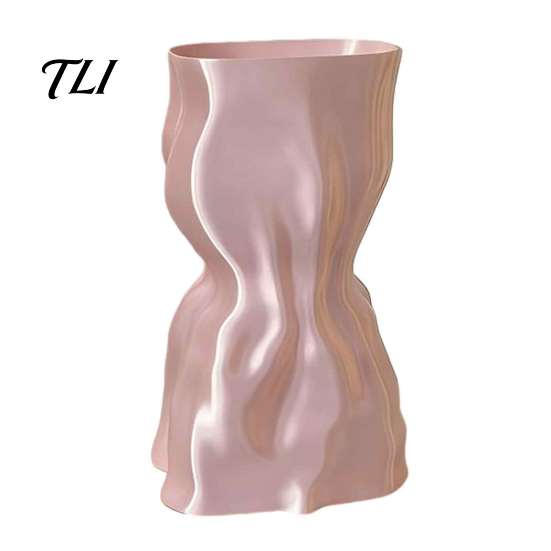 Glazen Plantenpot 3D Geprinte Bloemenvaas, Moderne Minimalistische Vaas voor Woonkamer Binnentuin Accenten Slaapkamer Huisdecoratie, Creatieve Bloemschikking