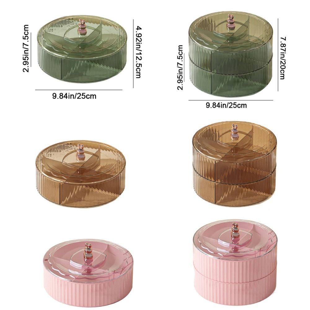 Large Capacity Food Storage Tray Multi-Grid Snack Storage Box Dried Fruit Snack Bowl  Nuts