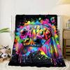 Gaming Neon Future Blanket Flannel Blanket Throw Blanket Sofa Cover Blanket Soft Premium Blanket Picnic Blanket Tv Blanket Gifts