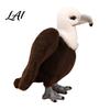 Nature Inspired Home Decor Realistic Plush Bald Eagle Doll Stuffed Animal Toy with Foldable Soft Polyester Wildlife Doll Wings Lifelike Bird Plushie
