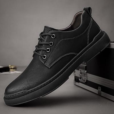 FashionClassic Men's Genuine Leather Casual Shoes All-match Business Sneakers New Fashion Anti-skid Oxford Shoes Formal Dress Footwear