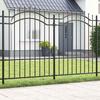 Garden Fence Woerden Gray 240 X 190 Cm Powder Coated Steel