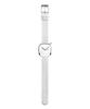 BERING Quartz Watch Pebble White Stainless Steel Mesh Strap Regular Import Product 3 Year Internal Warranty Sapphire Glass Scratch Resistant Break