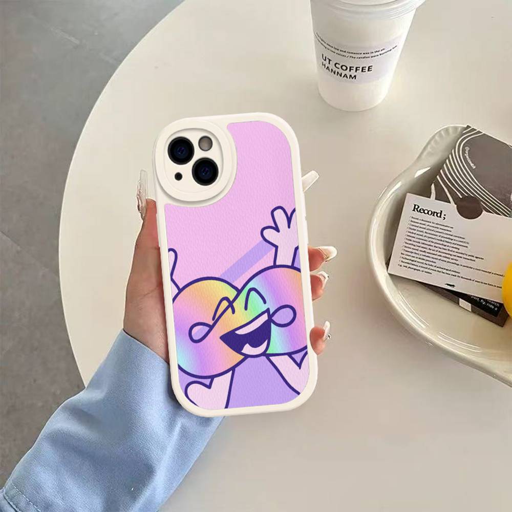 B-Bfdi Battle For D-Dream Island Leather Phone Case For IPhone 16 15 14 13 12 11 Pro Max Plus Shockproof Cover