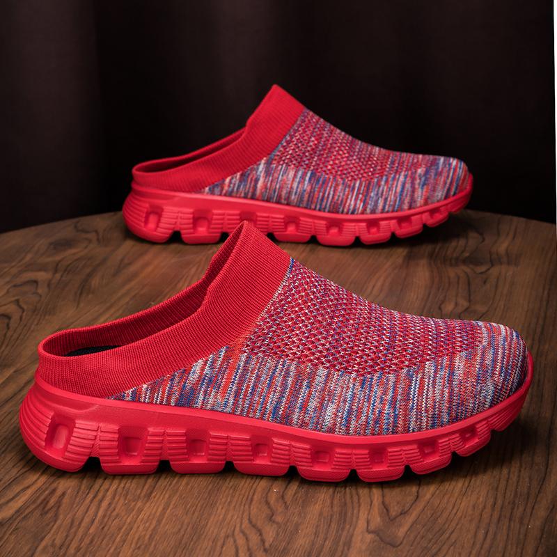 Couples Walking Shoes Big Size 2026 Lightweight Breathable Flat Sneakers Lightwieght Casual Trendy Summer Slippers for Men Women