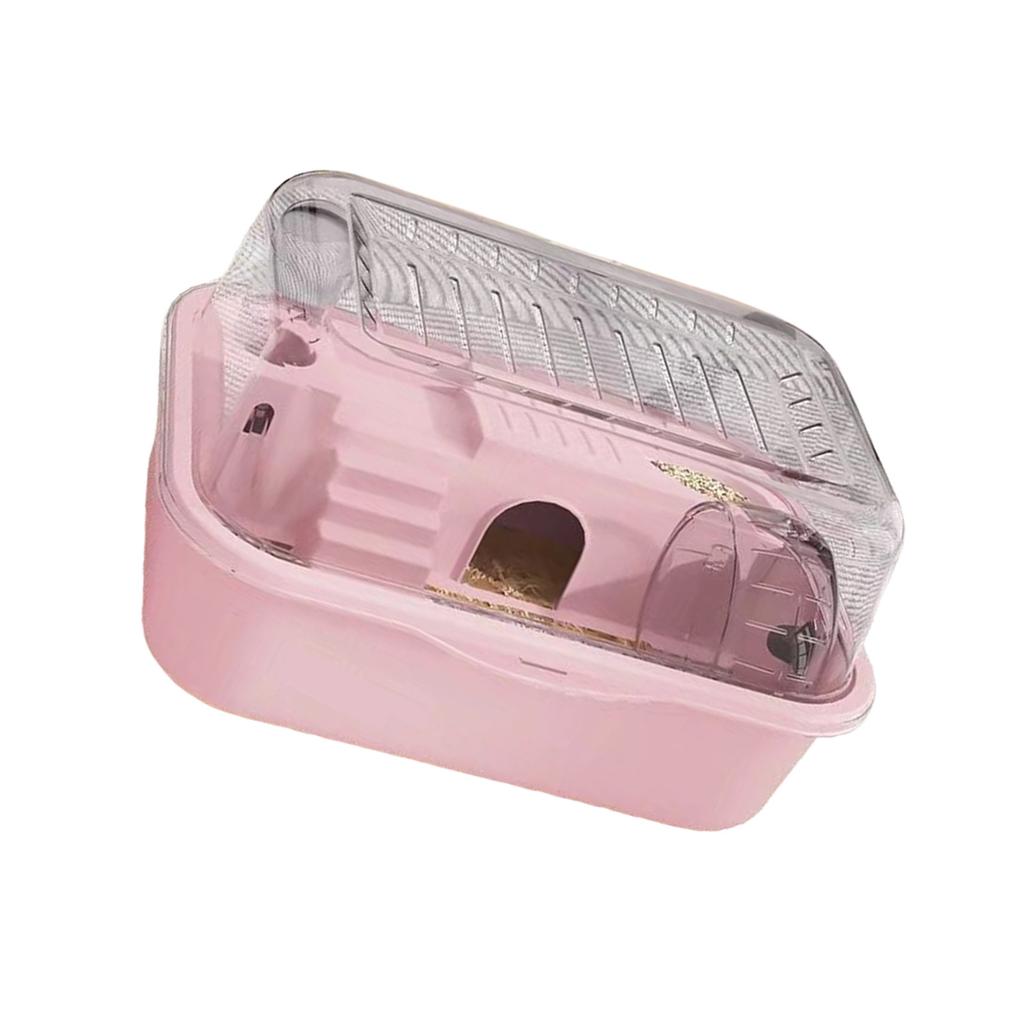 High Visibility Pet Cage Detachable Hamsters Cage with Quiet Wheel and Double Layer Design for Natural Rodents Behaviors