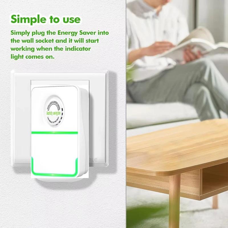 2/4/6PCS Power Saver Smart Energy Saving Box Household Voltage Stabilizer Power Factor Saver Electric Reducer Electricity Saver
