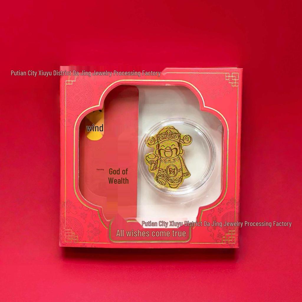 Year of the Horse 999 Pure Gold Phone Sticker: New Design for Wealth & Prosperity – Limitless Cultural & Creative Gift