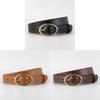 Ladies Leather Waist Belt With Alloy Buckle For Daily Casual And Outings