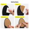 Non-Slip Wear-Resistant Sole Stickers for High Heels - Protective Rubber Sole and Forefoot Stickers