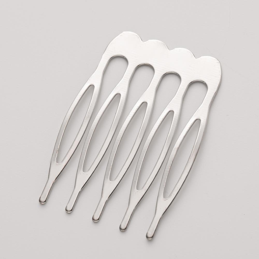 10Pcs 5-22 Teeth Black Side Combs Metal Hair Hairpin Clips Women DIY Jewelry Making Wedding Hair Comb Headwear Accessories