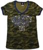 NFL Team Apparel Womens New York Giants Football Camo Shirt New