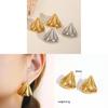Geometric Stainless Steel Triangle Earrings For Women Fashion Jewelry