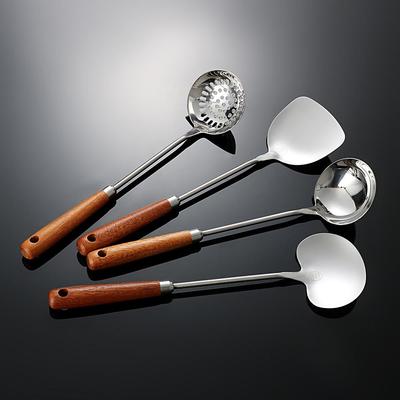 304 Stainless Steel Camping Spatula and Spoon Cookware Set