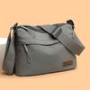 Simple Solid-color Nylon Cloth Bag for Women, 2026 New Multifunctional Casual Waterproof Portable Fashion Single-shoulder Crossbody Bag