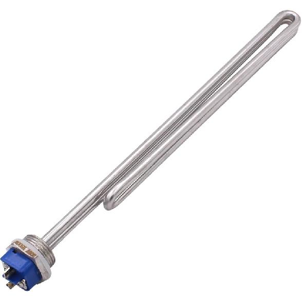 DERNORD 2500W 208V Screw-In Foldback Water Heater Element - Low Watt Density
