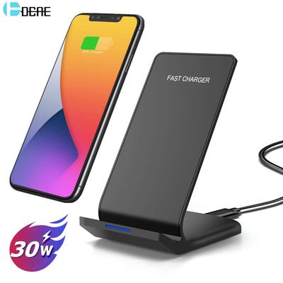 30w kablosuz şarj standı Iphone 14 13 12 11 Pro Max Xs Xr X 8 indüksiyon hızlı şarj standı istasyonu Samsung S22 S21 S20