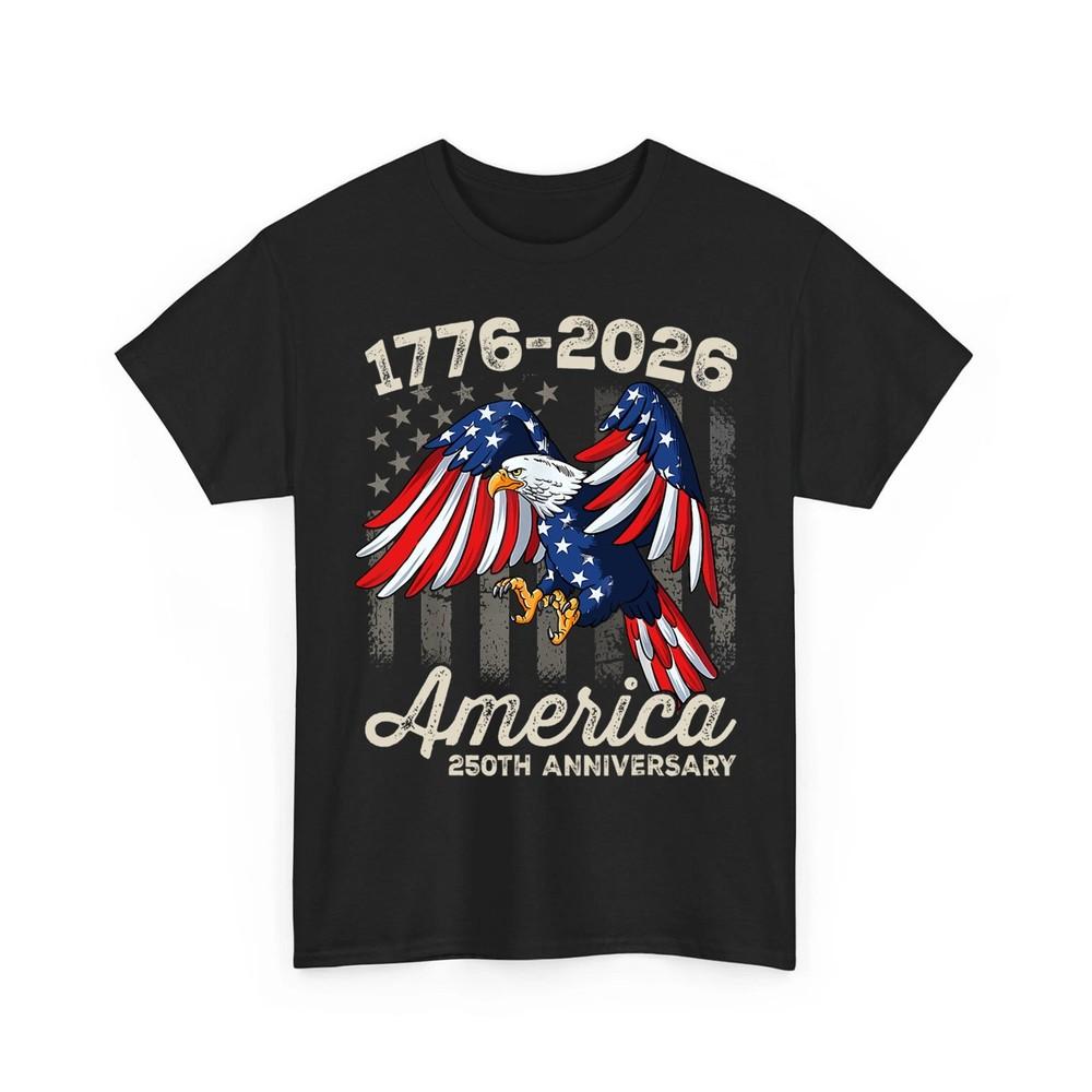 250 Years American Flag 250th Anniversary USA Bald Eagle We The People TShirt Unisex T-Shirt XL