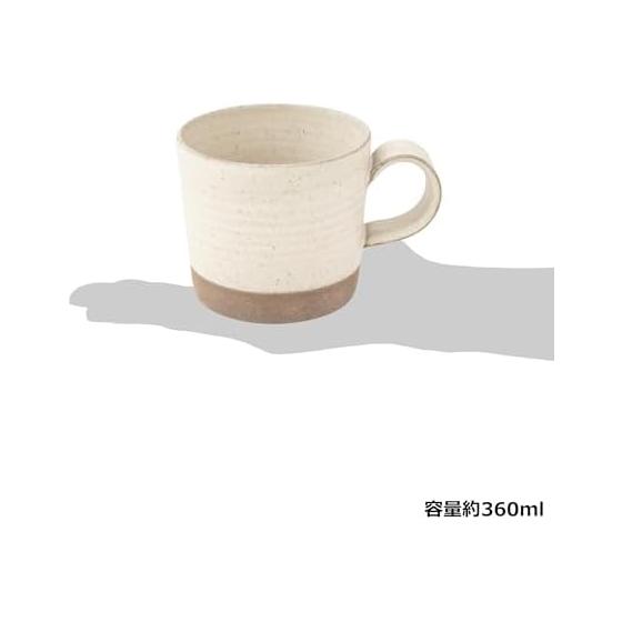 Marui Seito Shigaraki Ware Hechimon Mug Capacity Approximately 360ml White Mai White MR-3-4040