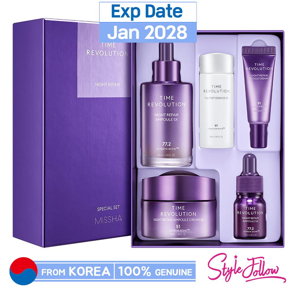 MISSHA Time Revolution 5X Night Repair Duo Set (Zahrnout 5 položek)