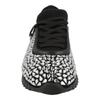 Salvatore Ferragamo Crystal Embellished Sneakers Black