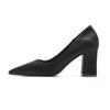Pointed Head Shallow Mouth Thick Heel High Heels Women's Autumn New Two Wear Professional Work Banquet Women's Single Shoes
