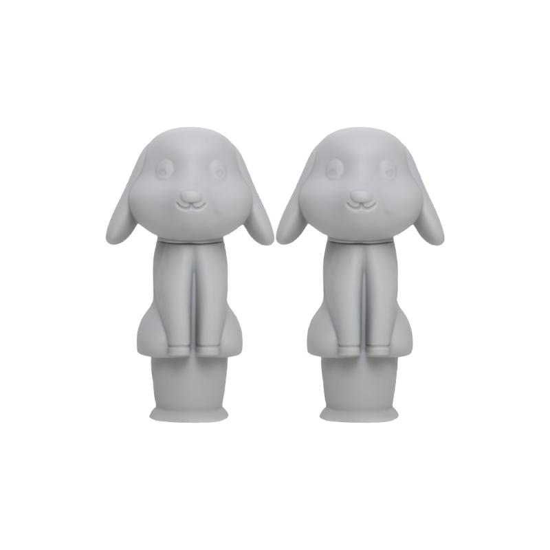 Pack of 2 Silicone Wine Bottle Stoppers with Cartoon Animal Design Bottle Plug for Reliable Sealing in Various Use