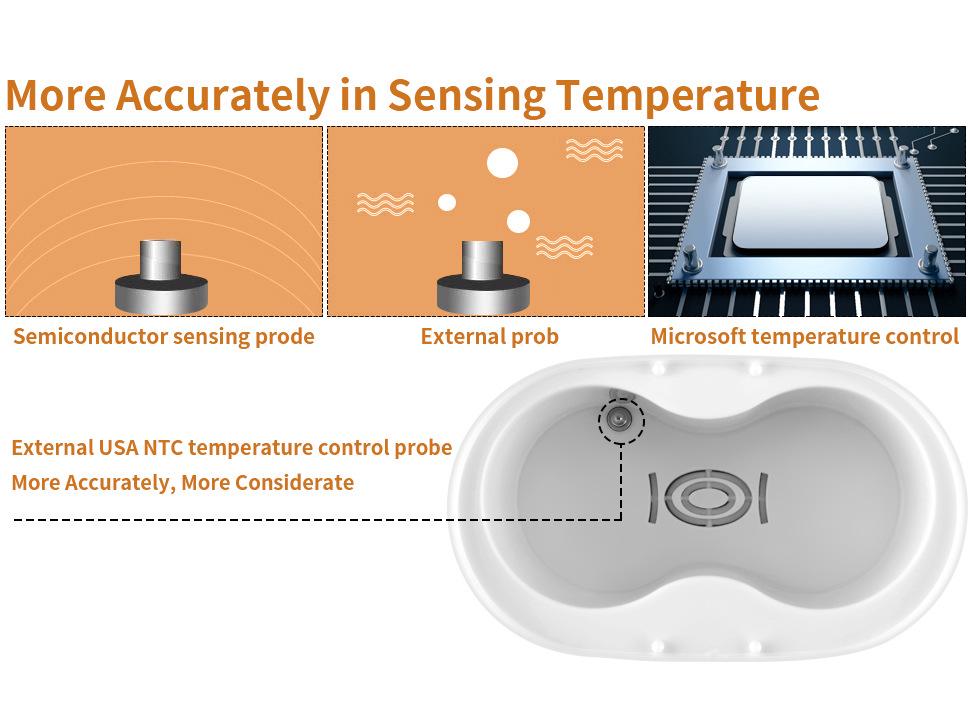 Adjustable Temperature Baby Bottle Warmer for Heating and Thawing Breast Milk