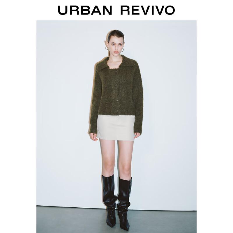 UR Women's Peter Pan Collar Knit Cardigan