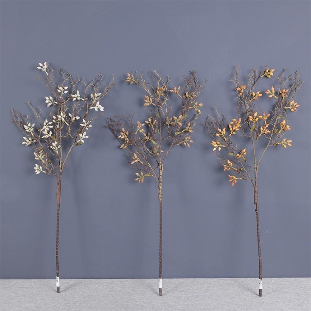 Real Touch Eucalyptus Fruit Branch Plastic Artificial Greenery  Table Centerpiece