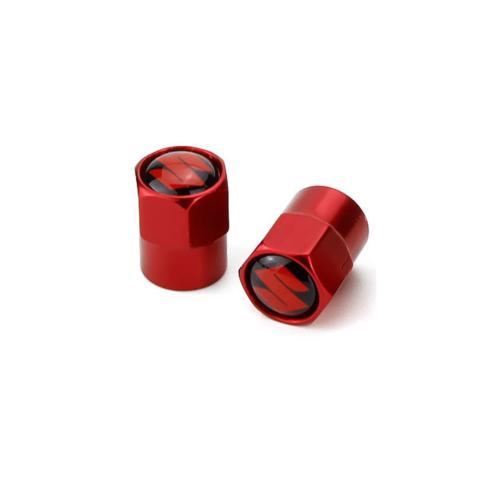 Metal Car Tyre Valve Caps Exterior Accessorie For SUZUKI Swift SX4 s cross Jimny Samurai Vitara xl Alto Liana ignis Grand vitara