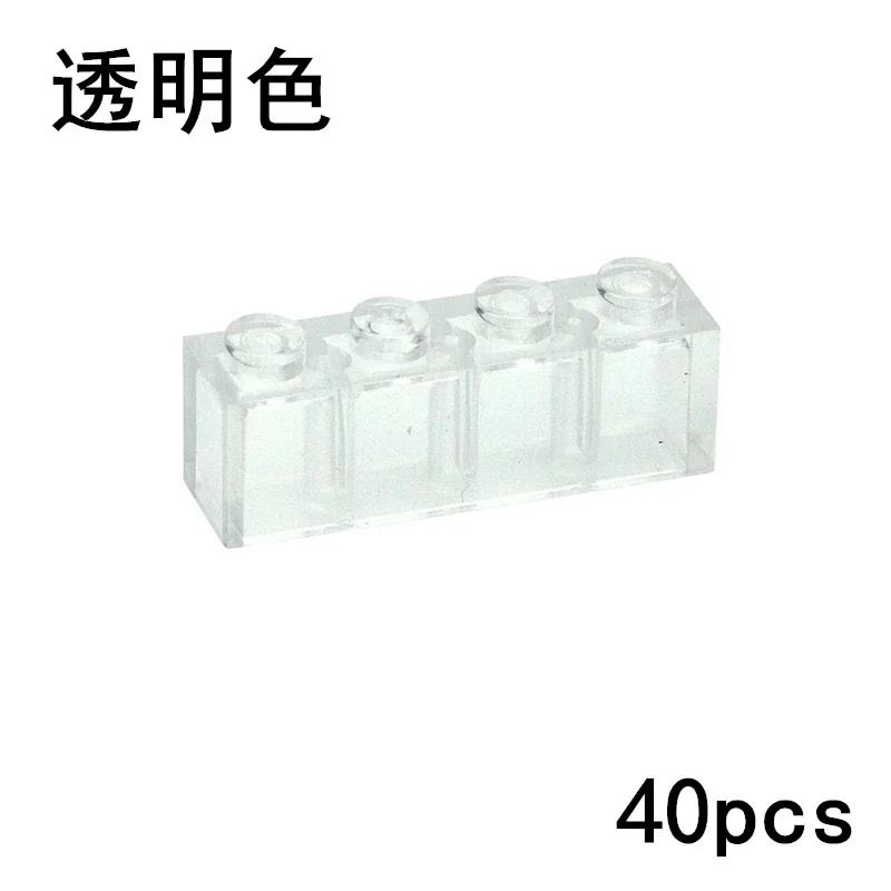 MOC Transparent Bulk Bricks 1x1 2x4 1x4 Clear Building Block Wall Panels and Baseplates