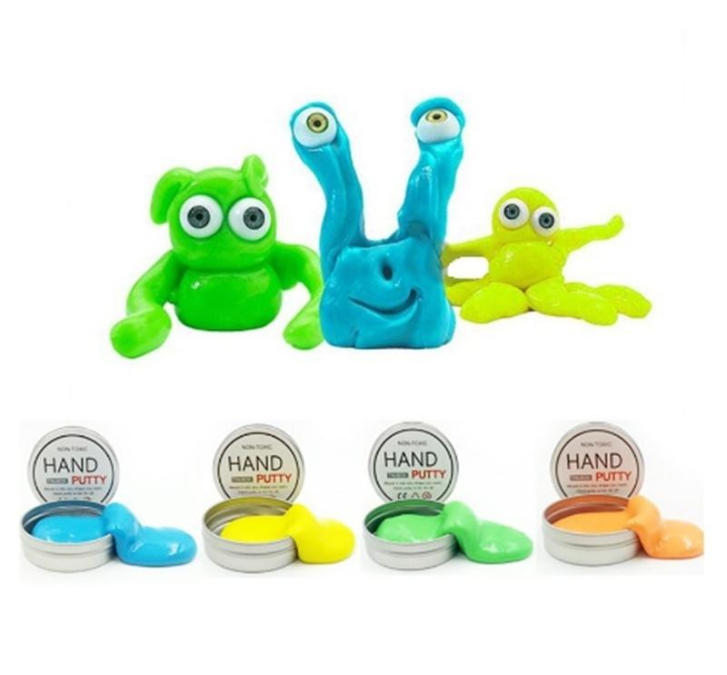 Hand Putty Slime Play Dough Magnetic/Temperature Sensing/Luminous Rubber Mud Polymer Clay Toys