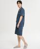 [May Flower] Classic Navy Short-Sleeve Pure Cotton Men's Big Size Pajama Set [Shipped from Korea] 100% Authentic