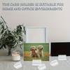 500pcs Transparent Acrylic Display Stand Set for Holding Photos Business Cards Clear Card Holders Offices Parties Retail Events