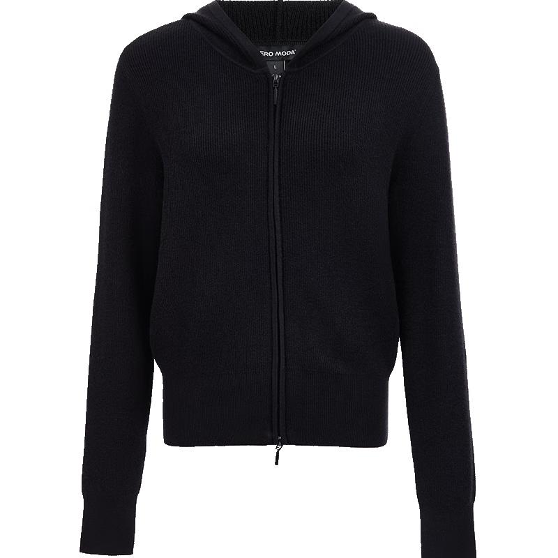 

VEROMODA Women s Hooded Double-Zip Knit Cardigan XS