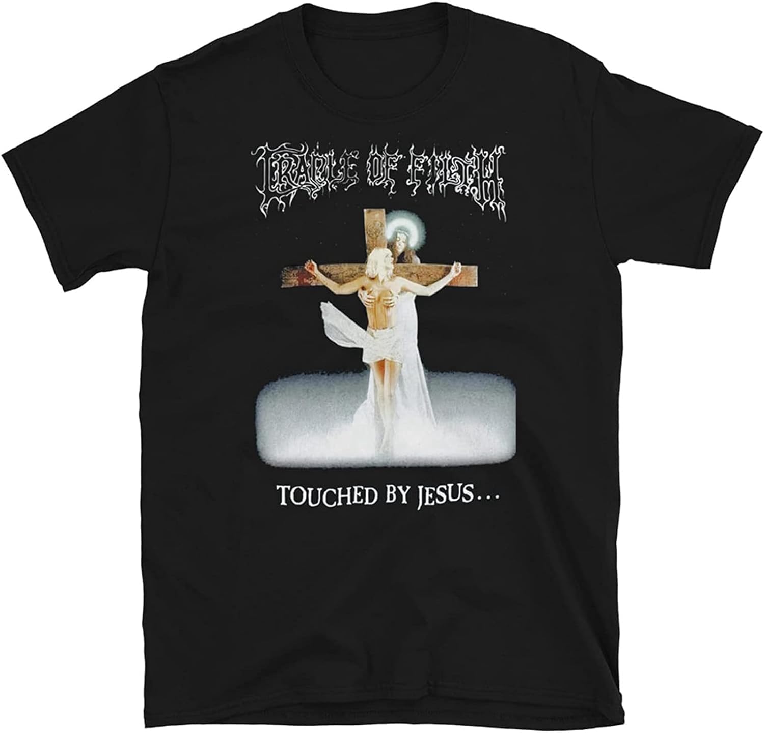 Cradle of Filth Touched by Jesus Metal Metal Band T-Shirt Mens XL чёрный