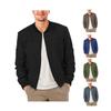 Men's European and American Fashion Suede Plush Lightweight Hoodie Jacket