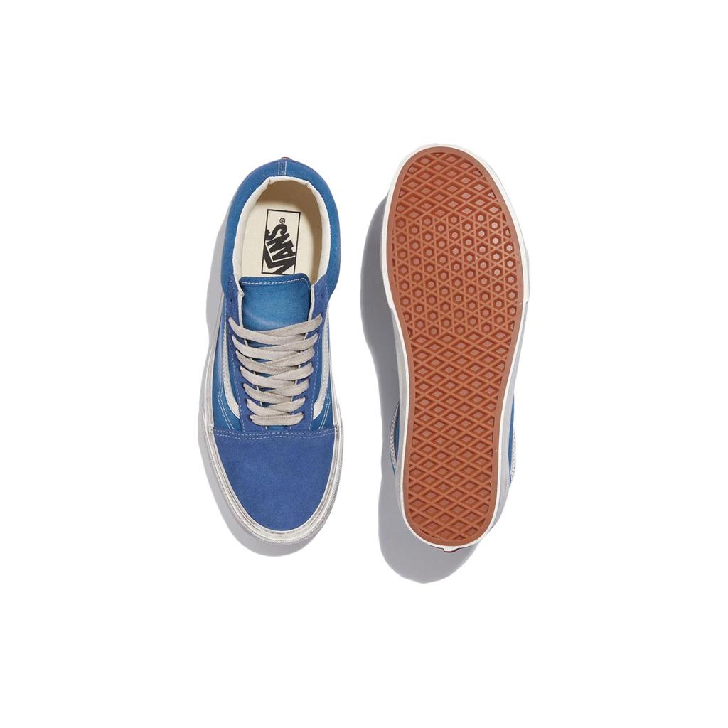 Vans Eski Okul Rahat Dayanıklı Düşük Bilekli Kaykay Ayakkabıları Unisex Spor Ayakkabı Mavi VN000CR5CJE