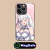 ReZero Emilia Waifu Mobile Phone Case for iPhone 17 16 15 14 13 12 11 Air Pro Max Plus Mini MagSafe Glass Colorful Cover Luxury