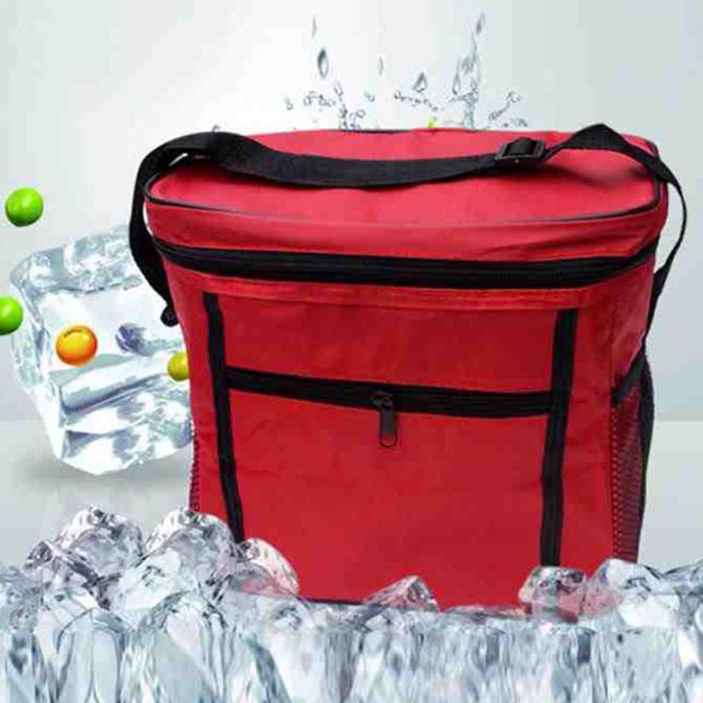 Izolowana Torba na Lunch Tkanina Oxford Przenośna Torba Piknikowa Zamknięcie na Zamek Błyskawiczny Pudełko na Kanapki Przechowywanie Napojów Do Szkoły Pracy Lód