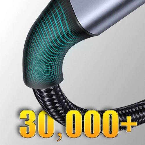 USB C Cable L Shape 3M Type-C L Shape [PD Compatible 100W Quick Charging/USB 3.1 Gen2 Standard 10Gbps Data Transfer] USB-C to USB-C Ultra Fast Chargin