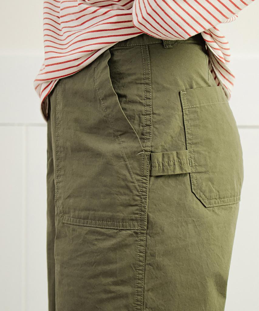 CHIQUITA Light Cotton Work Pants Khaki