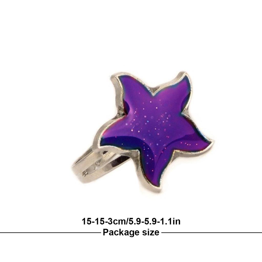 Mood Rings Unicorn Adjustable Different Styles Not Easy To Break Beautiful Changeable Temperature Jewelry Unique Design Party