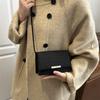 Retro trendy felt shoulder bag new casual handbag stone pattern fashion simple messenger small square bag