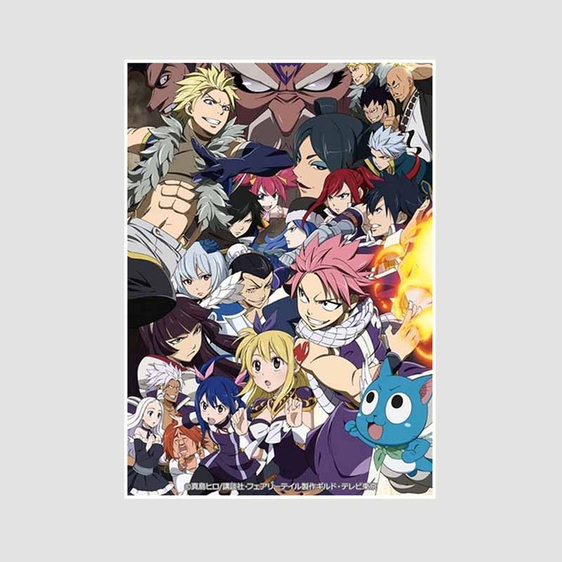 

Класичні плакати та принти аніме Fairy Tail Домашній декор Ретро Білий папір Плакат високої чіткості Настінне мистецтво Картина для декору вітальні Фреска 30x21cm