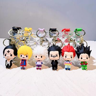 Anime HUNTER X HUNTER Φιγούρα Μπρελόκ Σιλικόνης Κούκλα GON·FREECSS Κρεμαστό Μπρελόκ Αξεσουάρ Κρίκος Κλειδιών Αυτοκινήτου Κοσμήματα Παιδικό Παιχνίδι Δώρο