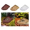 Turtle Bathing Pool, Reptile Water Bowl, Aquarium Ornament, Landscape Feeding Bowl, Turtle Feeder for Bearded Dragons,